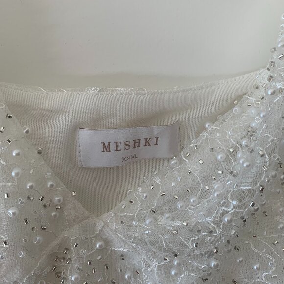 Meshki "Elsie" Pearl Beaded Bustier Top - Picture 6 of 9